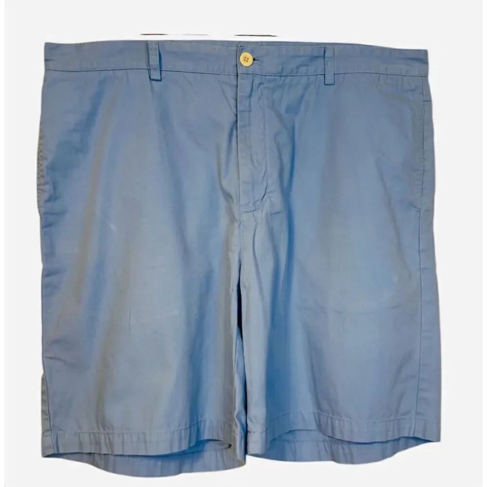 Vineyard Vines Men’s Club Shorts Lt. Blue Sz. 40 100% Cotton Flat Front